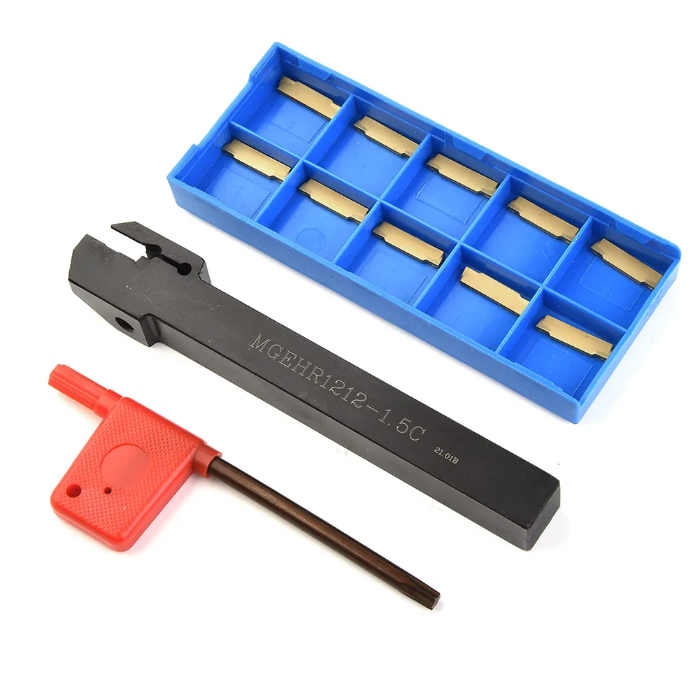 

Insert Holder MGEHR1212-1.5 Carbide Insert Cutting Insert Grooving Insert Grooving Tool Holder High Grip Strength