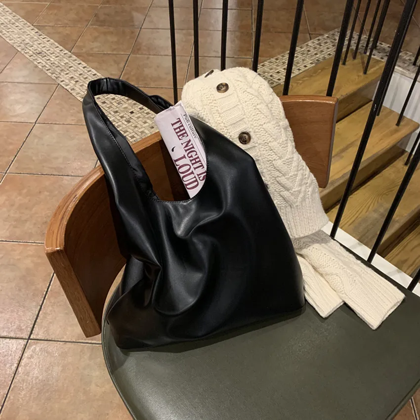 Borsa a tracolla da donna Casual borsa a mano in pelle PU borse per la spesa femminili borse da donna in morbida pelle Totes ad alta capacità