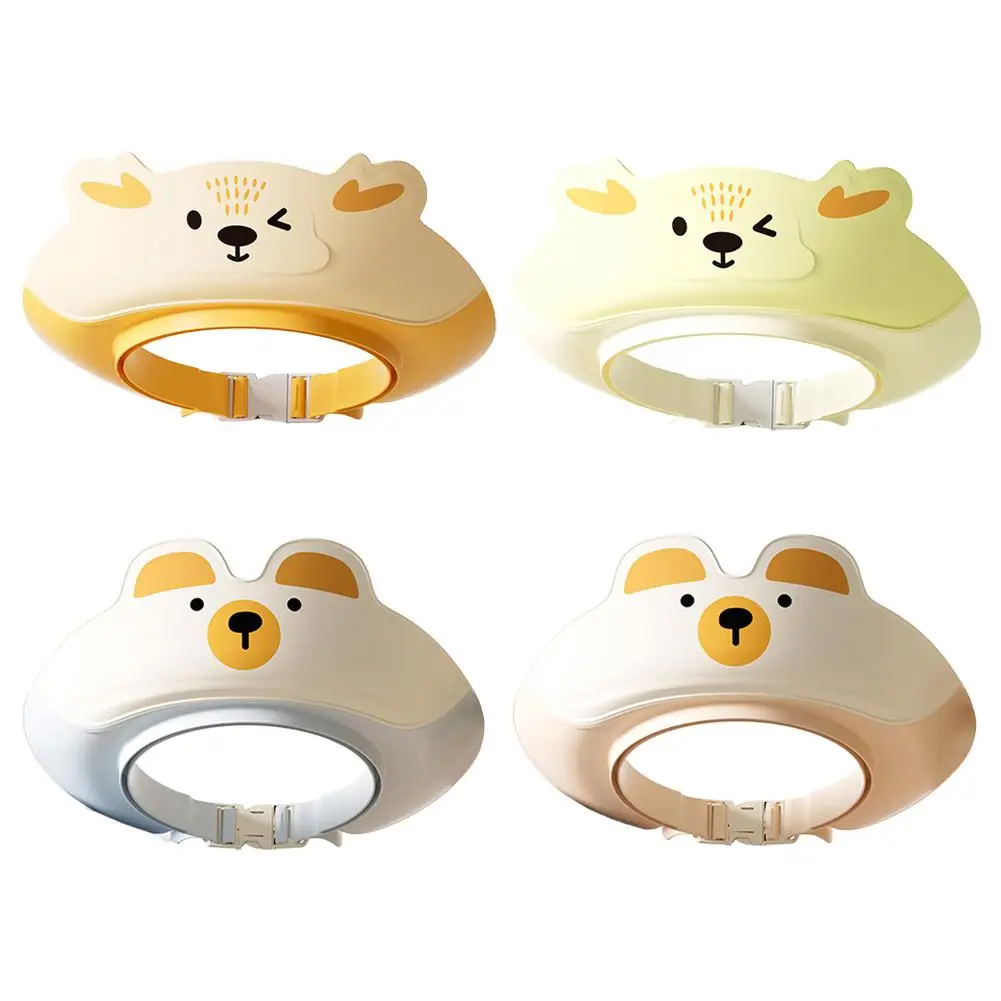 

Shampoo Shield Bath Head Cover Baby Shower Cap Adjustable Hair Wash Hat for Newborn Infant Ear Protection