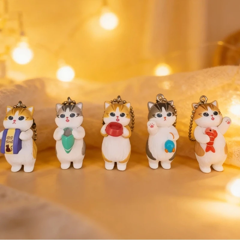 

New Mofusand Cat Food Series Blind Box Anime Character Accessories Cute Doll Handmade Model Decoration Toy Birthday Gift
