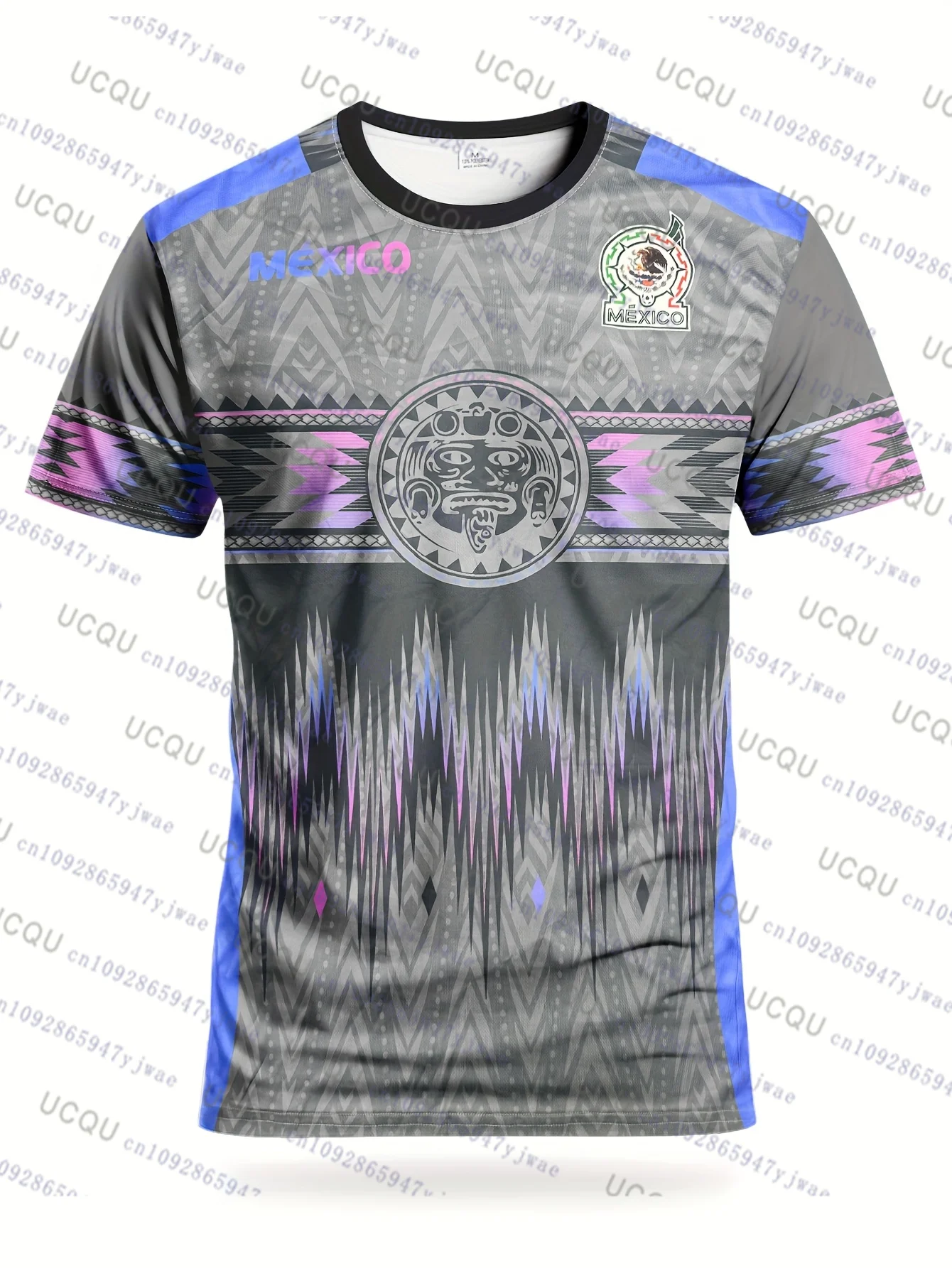 2026 المكسيك لكرة القدم جيرسي الرجال ملابس حريمي ثلاثية الأبعاد مطبوعة الرياضة عادية في الهواء الطلق التدريب اليومي التجفيف السريع الرجال التي شيرت بلايز #4