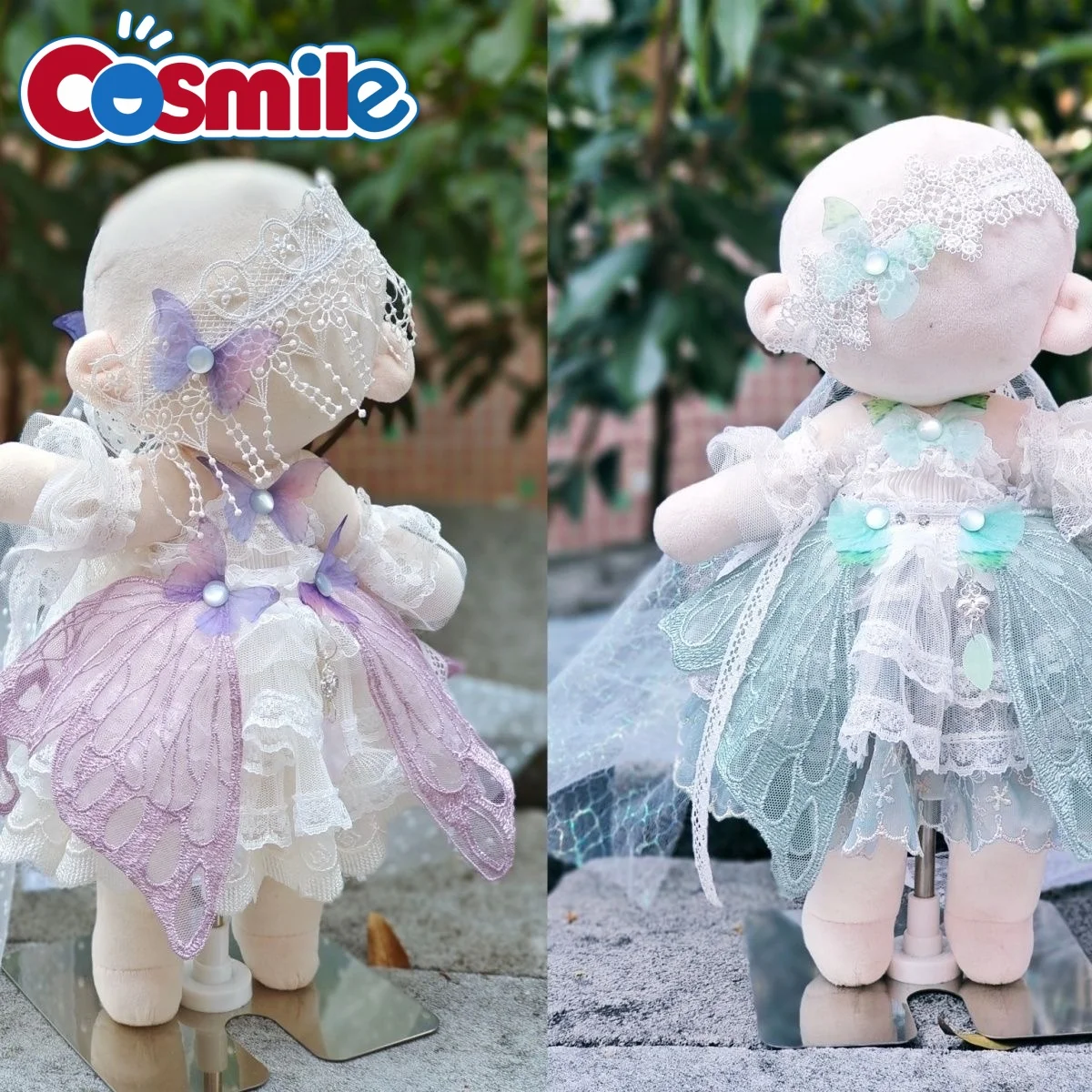 

Cosmile Handmade Lolita Outfit Idol Star Dress Up Clothes Party Skirt Suit Costume For 20cm 30cm Doll Toy Cute Lovely C PDD