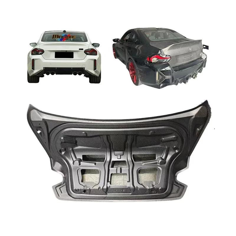 

High Quality Half Dry Carbon Car Boot Lid Cover Exterior Accessories Body Kit For 2 Series M2 G87 CSL Style