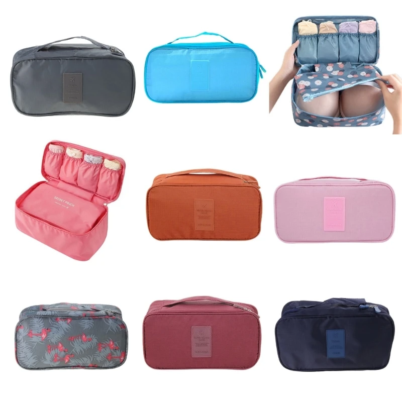 Travel Underwear Bra Socks Holder Portable Storage Bag Compartment Drop Shipping