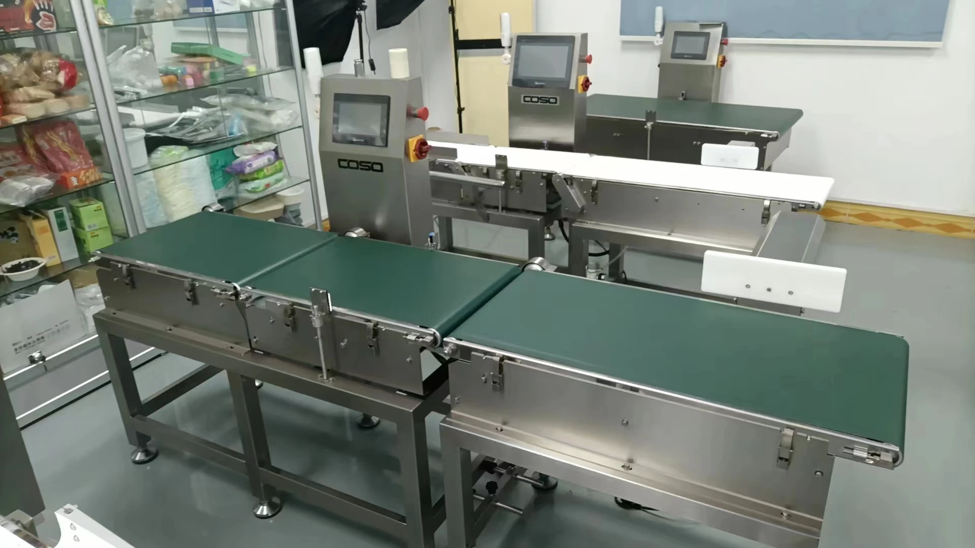 Automatic Online Small Package Check Weigher Machine with Rejection Feature Weight Checker for Small Items