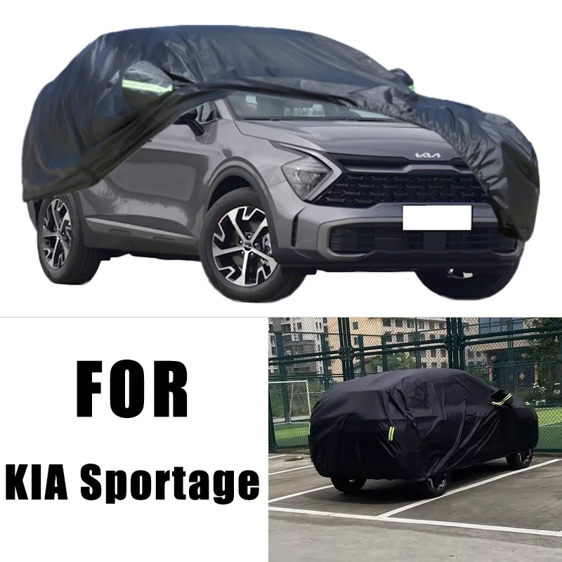 

Всепогодные автомобильные чехлы для KIA Sportage 6-в-1, водонепроницаемые, пылезащитные, УФ-защитные, снежные, устойчивые к царапинам, защита