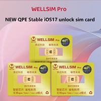 Latest Version Wellsim Pro Single Side Adhesive Universal Card Sticker For Iphone 6 To Iphone 15 Pro Max Stable Unlock Sticker