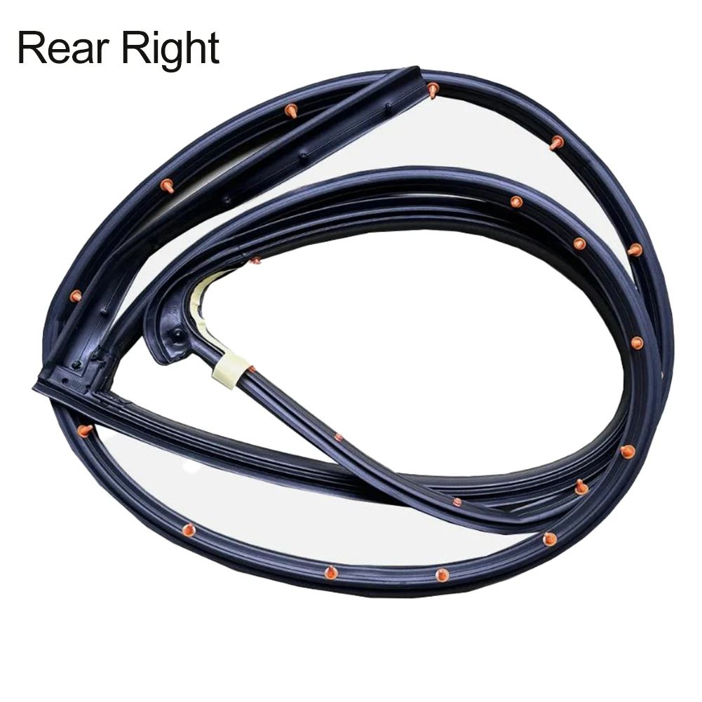 Veloster 2012-2017 Car Door Sealing Strip Rubber Weather Seal Trim Direct Replacement Part for Front Rear Placement