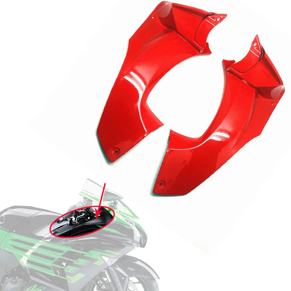 

For Kawasaki Ninja ZX-14R ZX14R ZX 14R 2012-2020 Motocycle Red Side Ram Air Duct Cover Upper Front Dash Cover Fairing Cowl