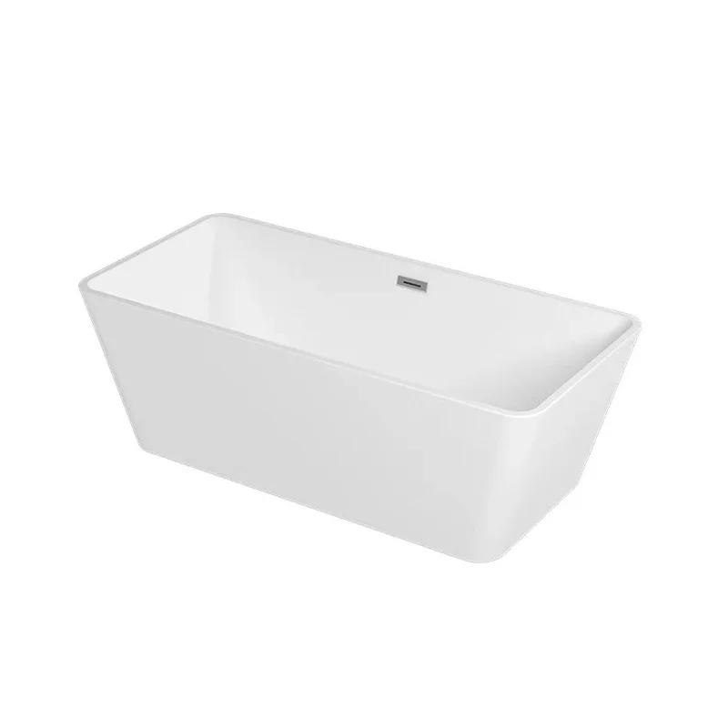 

Square acrylic bathtub hotel B & B independent integrated simple bathtub small apartment single bathtub