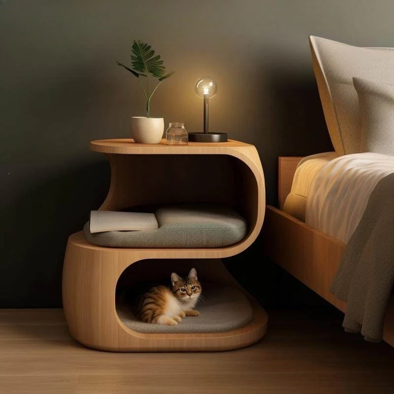 Kennel side a few creative pet sofa side a few modern simple living room small tea table round corner few bedside table yang