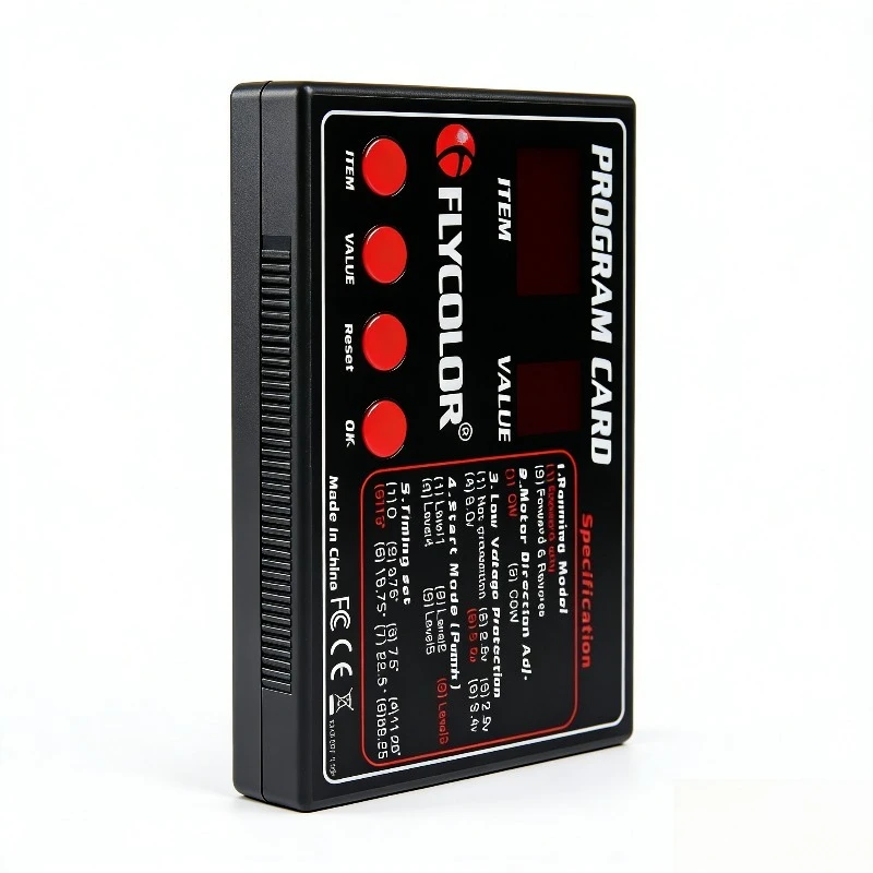 Flycolor 50A-150A ESC Programming Card for RC Boat Brushless ESC Parameter Setting Program Card