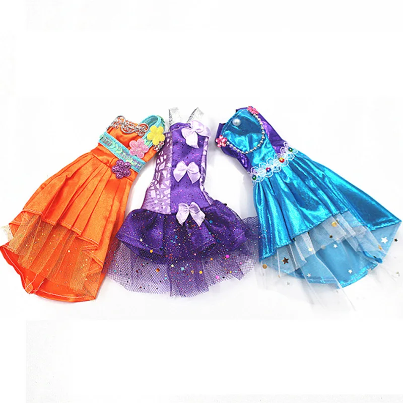 30cm Joints Doll with Clothes Toys 11 Joints Baby Doll Accessories Sequins Skirt Dress Up Toys for Children