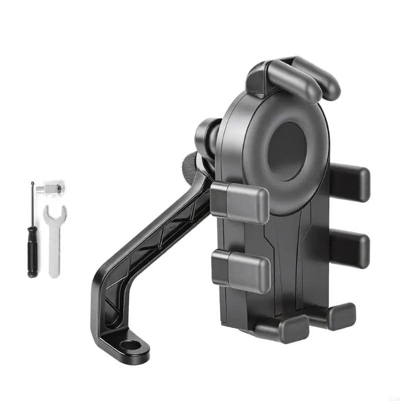 M76E Universeller Motorrad-Handyhalter mit Air Shock Absorb-Technologie und Schnellverschluss-Design für reibungslose Navigation – Detail 3
