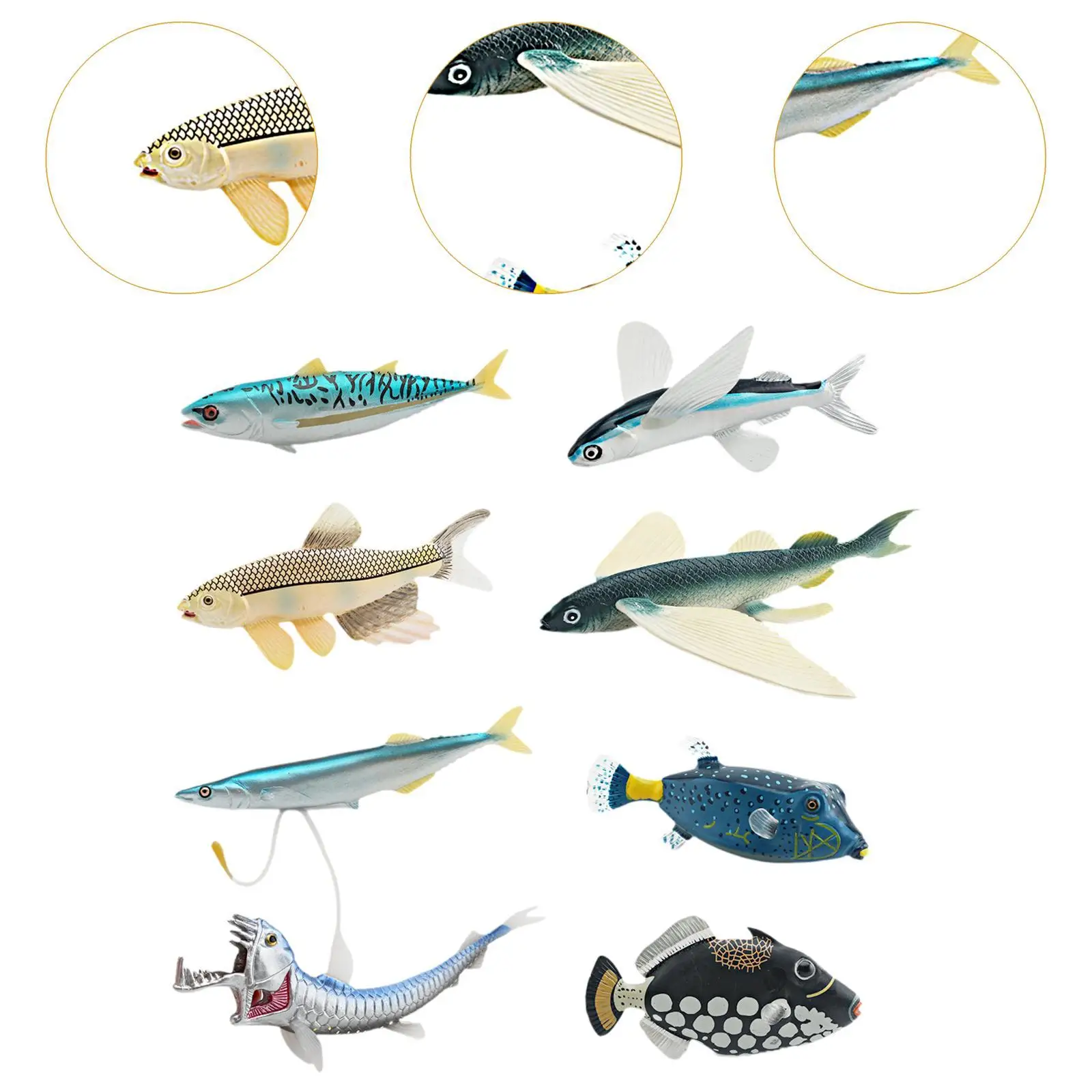 8 조각 바다 해양 동물 모델 실물 같은 데스크탑 장식 바다 동물 피규어 어린이를위한 장난감 소년 소녀 어린이 파티 호의