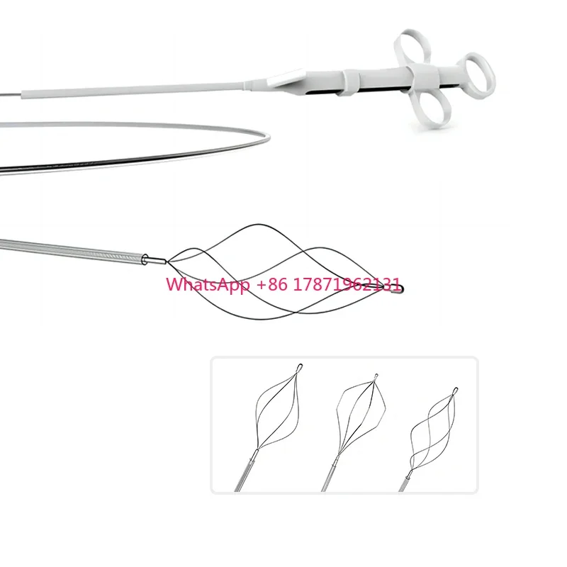 Disposable Stone Retrieval Basket Stone Extraction Basket Endoscopic Stone Basket Extraction