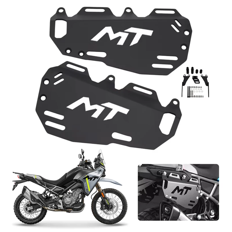 For CFMOTO 450MT MT450 2024 2025 Motorcycle Luggage Rack Side Pocket Brackets Side Bag Bracket Side Luggage Carrier Mount Holder
