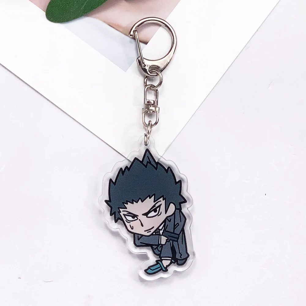 1/5Pcs Anime Assassination Classroom Acrylic Car Keychain Accessories Cute Bag Charm Backpack Pendant Key Ring Gifts For Friends
