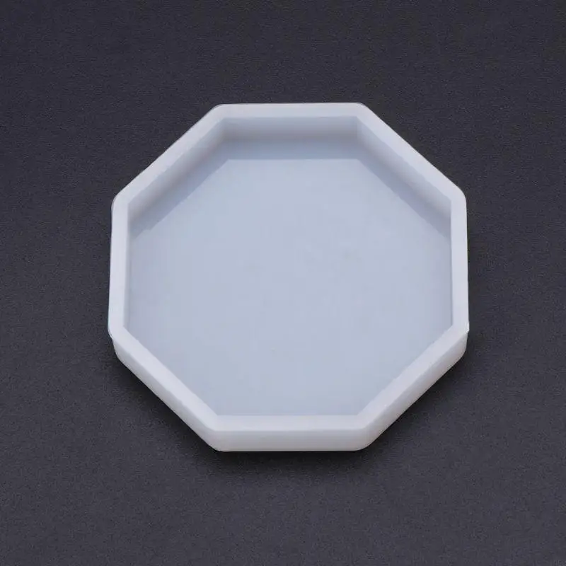 195C Geometric Mold Creative Epoxy Resin Tray Silicone Mold for DIY Handmade Cup Home Decorat