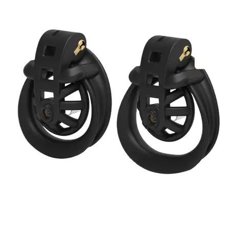 Cobra Chastity Lock Python Ring Metal Silicone Tube Male Flat Negative CB Cage SM Sex Male Female Training sex toys