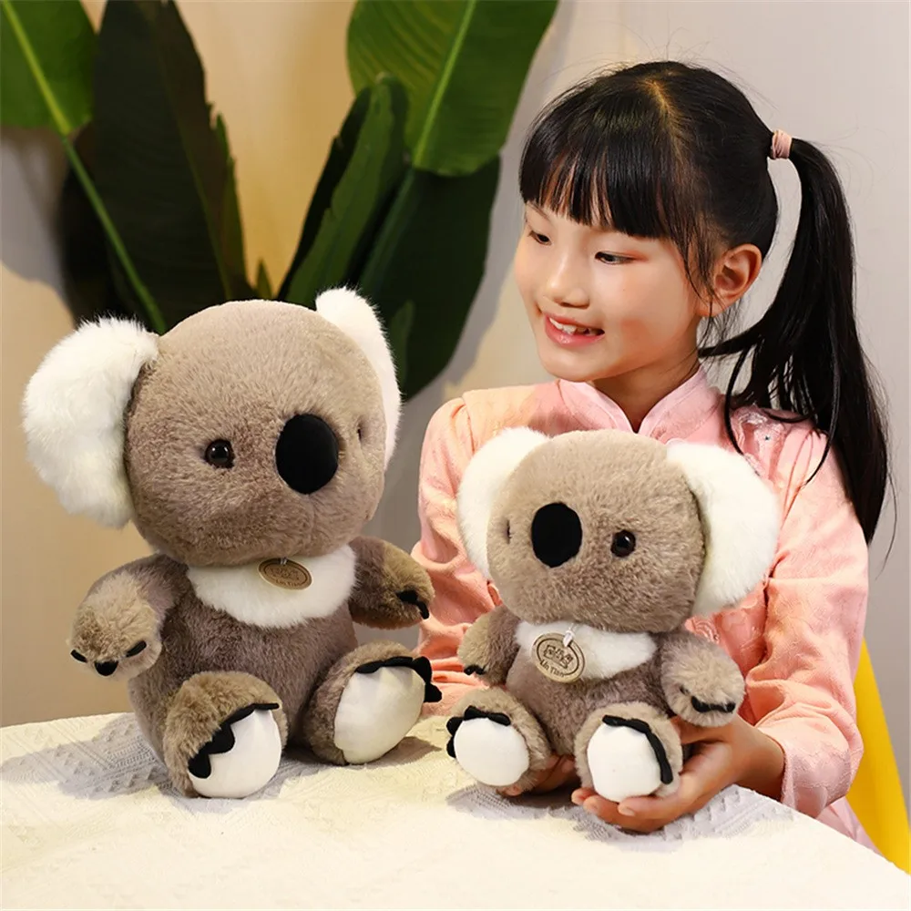 Hot Soft Kawaii Plush Koala Toy Full Stuffed Animal Dolls Koala Bear Children Kids Birthday Christmas Gifts Room Decor