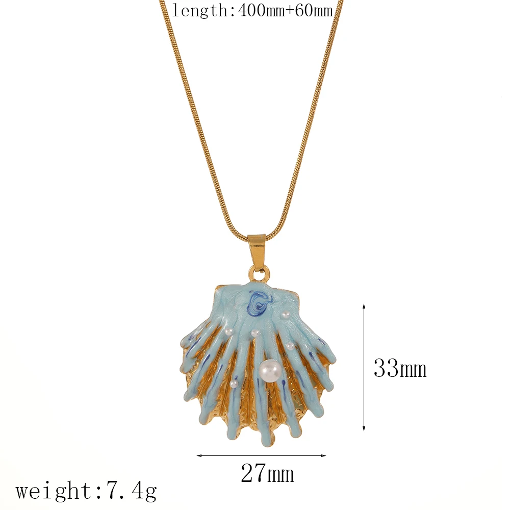 Stainless Steel Enamel Graffiti Cute Pendants Necklace for DIY Fashion Jewelry Making Necklace Wholesale