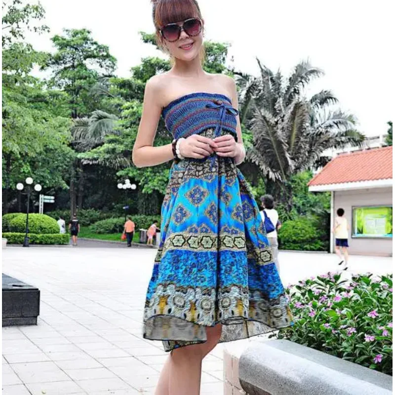 1 pcs/lot fashion women Summer spring new fashion beach bohemian floral women long skirts floral skirt oi3865