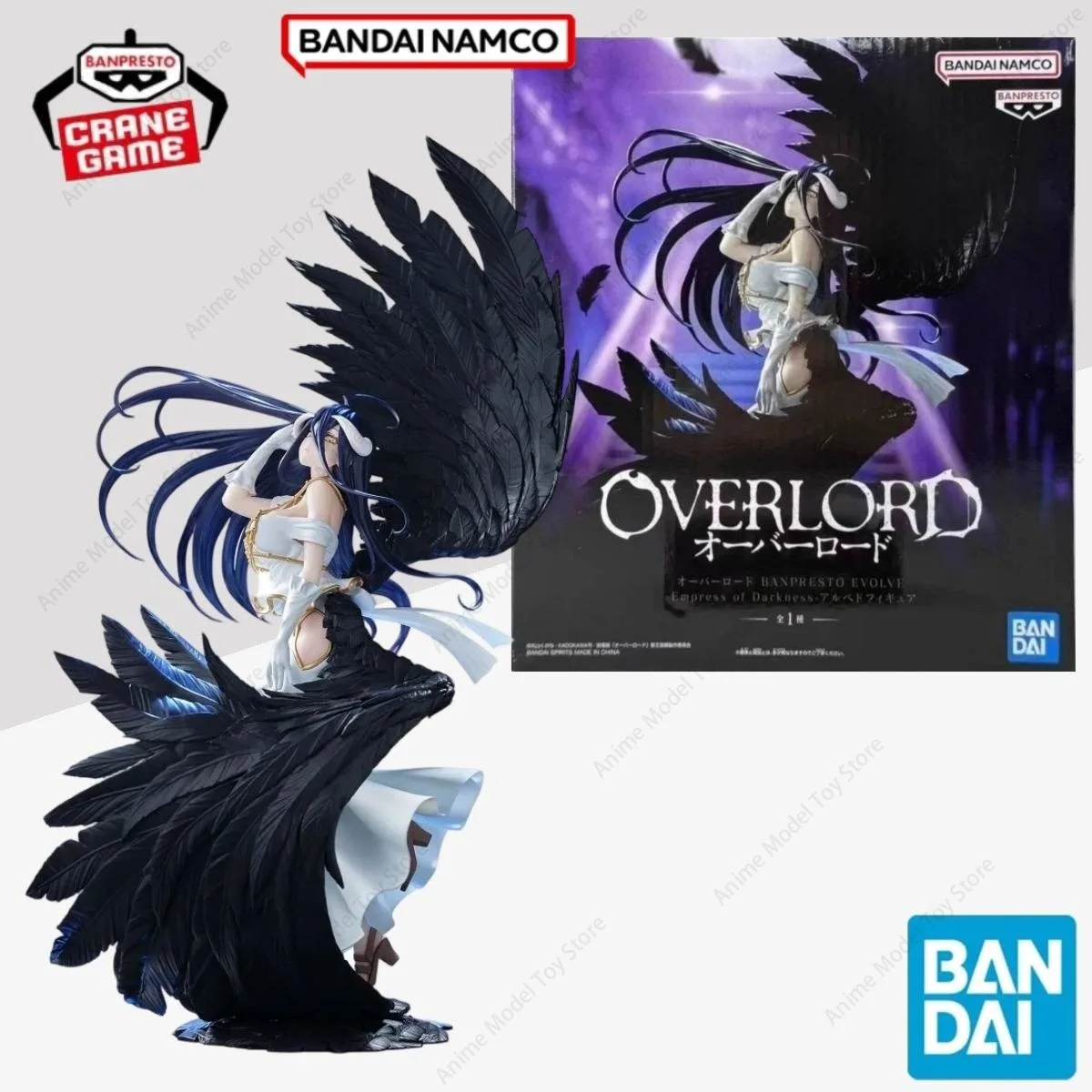 

Original Bandai in Stock Genuine Banpresto Evolve Overlord Albedo Empress of Darkness Anime Model Kits Action Toys Holiday Gifts