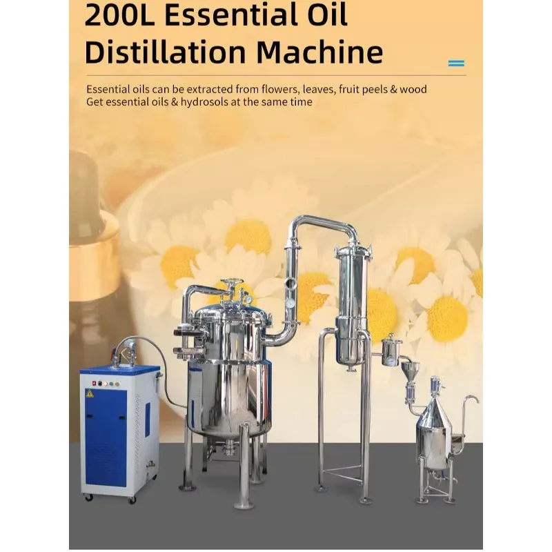 Multifunctional Distillation Machine Customized Efficient Essential Oil Extraction Distiller For Beverage and Wine Production