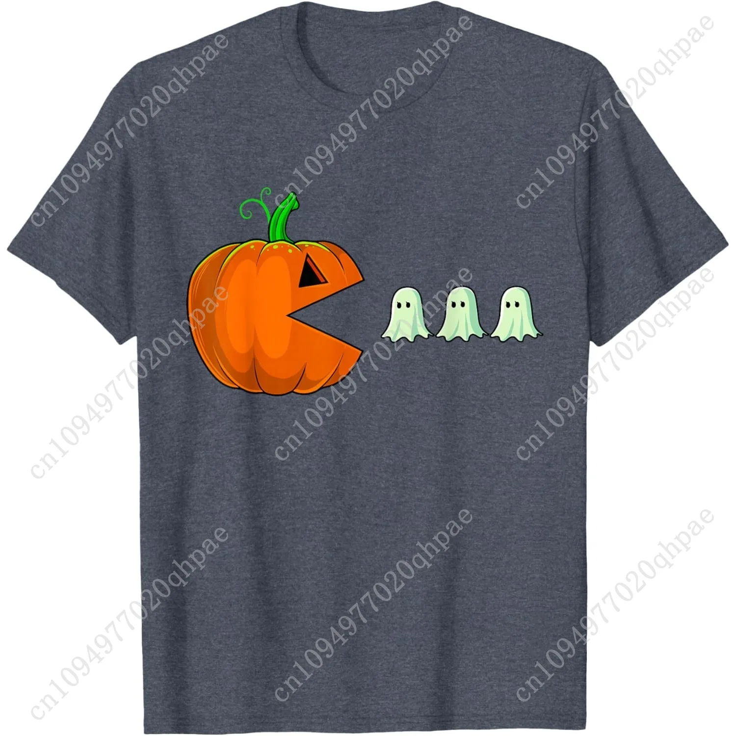 Halloween Pumpkin Funny Ghosts Boys Kids Women Men T-Shirt