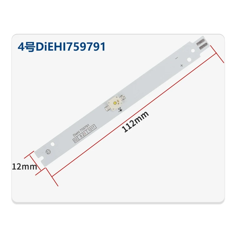 Diehi759791 Dc 12V Voor Siemens Bosch Koelkast Koeling Verlichting Led Strip Onderdelen