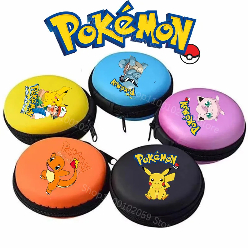 portefeuille-rond-pokemon-mignon-dessin-anime-pikachu-mode-casque-cable-de-rangement-mini-porte-monnaie-cadeaux-d'anniversaire-pour-enfants