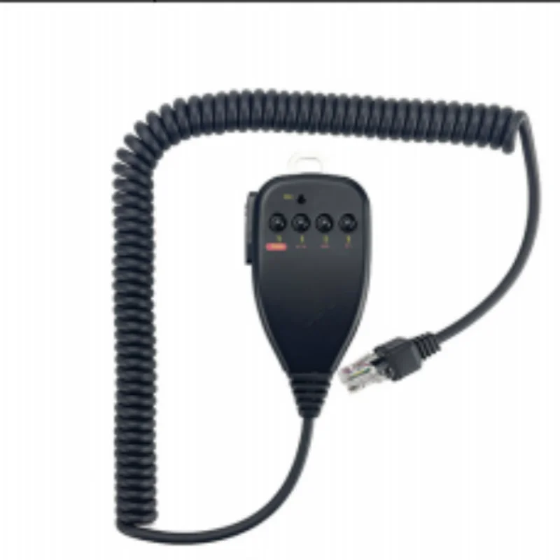 

Black 8-Pin PTT Microphone for Car Radio Compatible with TM261A TM461 TM-241A TM-231A TM-431A TM-531A MC-44