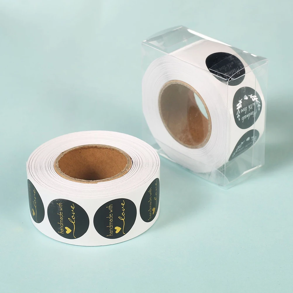 

500 Pcs Gift Seal Sticker Roll Letter Sealing Bag Stickers Candy Label for Packing