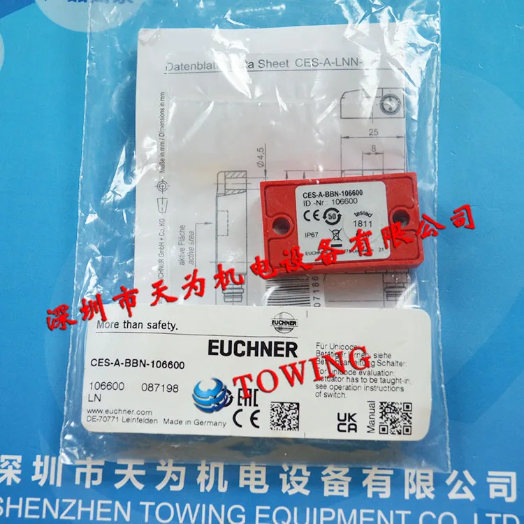 【 Authentic - One Year Warranty 】 German Anseltron EUCHNER Safety Switch CES-A-BBN-106600