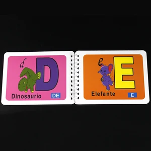 Spanische Lernkartenbücher für Kinder, Bildung für Kinder, Lernen von Alphabet und Briefen, Montessori 10 Hauptverkaufsbücher in Spanisch - №7