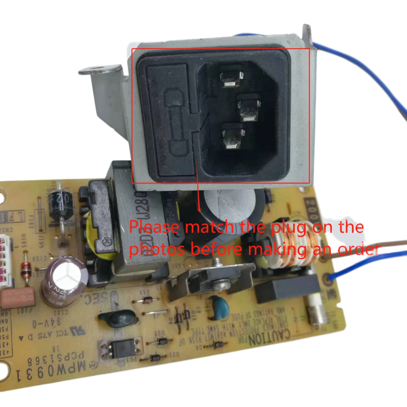 

Плата блока питания подходит для Brother MFC-J6715DW MFC-J5910CDW MFC-J5610DW MPW0931 MFC-J5955DW MFC-J6710DW MPW0920L MFC-J6510DW