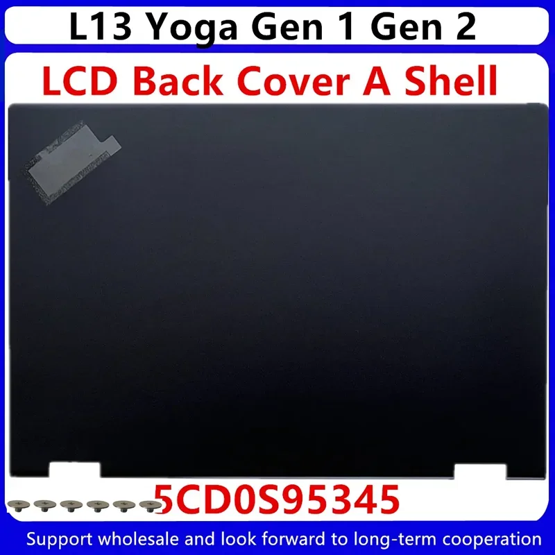 

New For Lenovo For ThinkPad L13 Yoga Gen 1 L13 Yoga Gen 2 LCD Back Cover 5CB0S95345 4600HK0F0011 Black