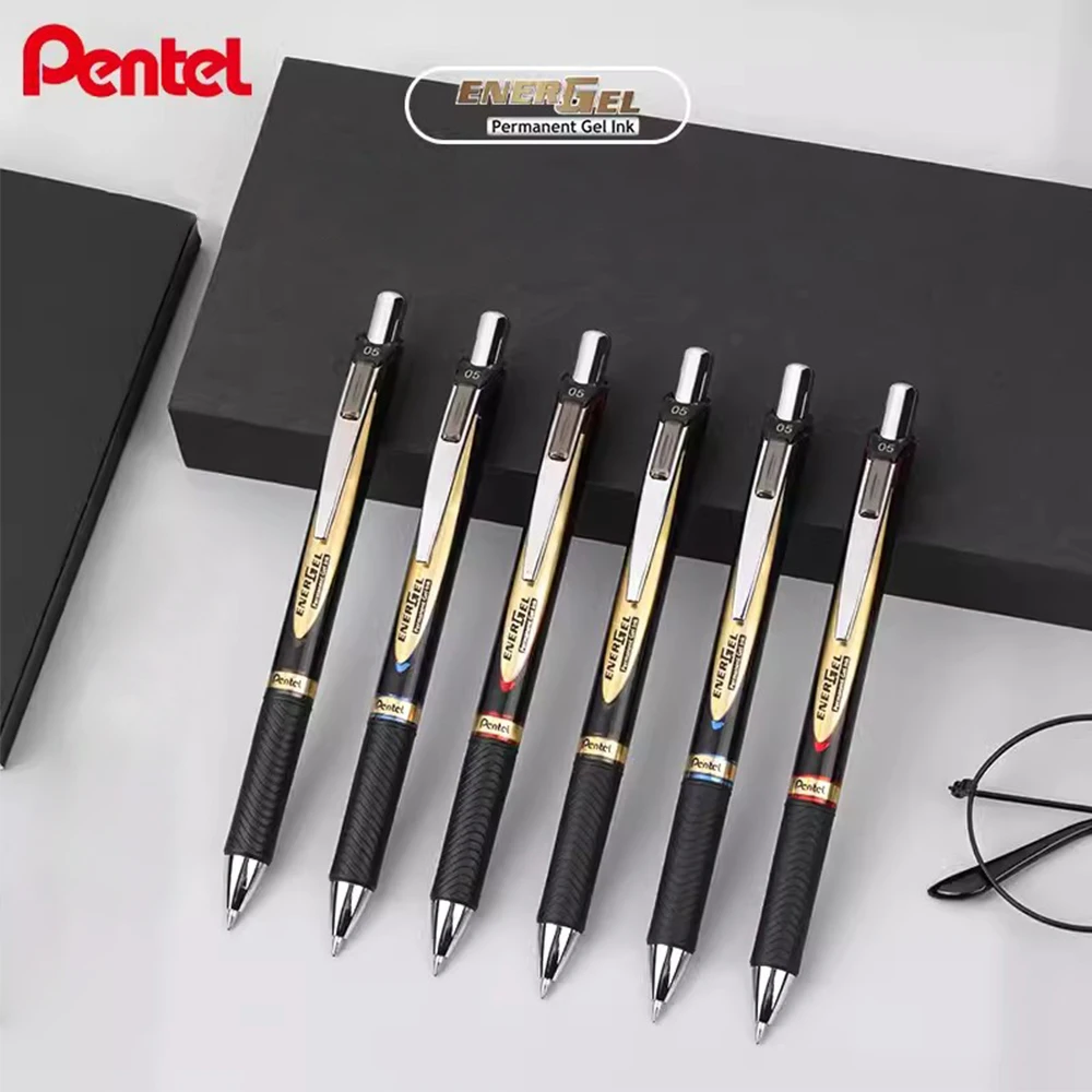 قلم جل PENTEL مقاوم للماء سريع الجفاف ، طارد للماء ، قلم توقيع اختبار الطالب ، أدوات مكتبية يابانية ، plp75 ، ناعم