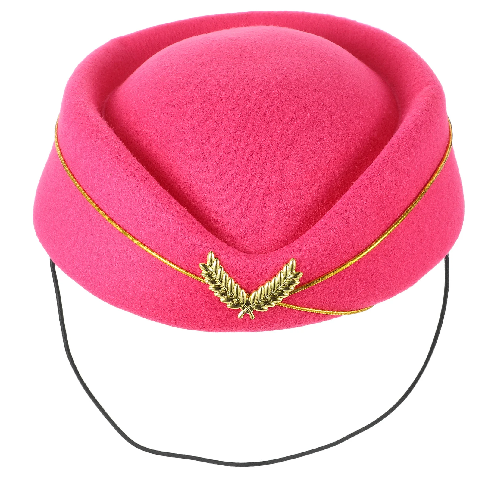 

Cosplay Stewardess Hat Airline Attendant Costume Decor Performance Headwear Lightweight Comfortable Fit for Women Uniform