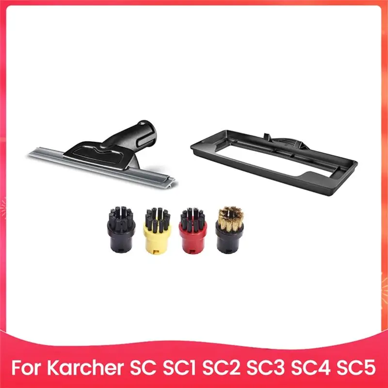 A40Z-Window Squeegee Nozzle Carpet Glider And Steam Brush For Karcher SC1 SC2 SC3 SC4 SC5 Steam Cleaner Spare Parts