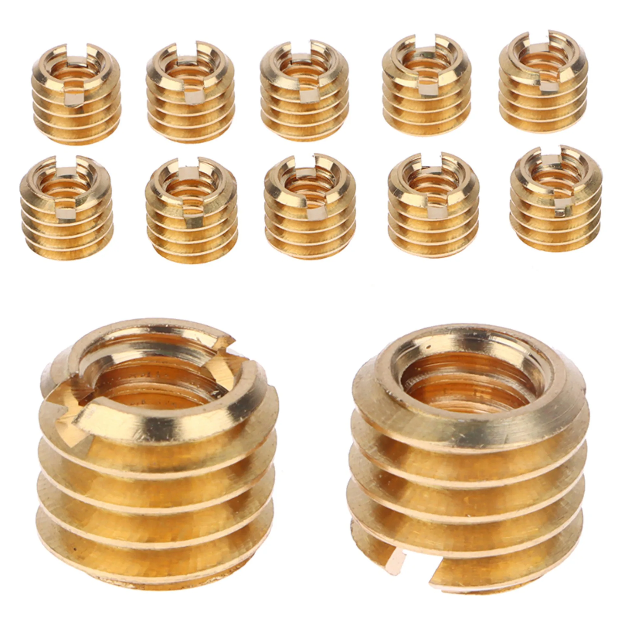 Golden Metal 1/4 Inch To 3/8 Inch Convert Screw Standard Adapter Reducer Bushing Converter For Camera Camcorder Tripod Monopod