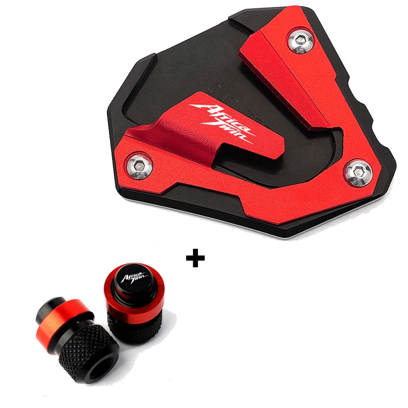 Para honda crf1000l crf 1000 l áfrica esportes gêmeos 2016-2019 acessórios da motocicleta kickstand suporte lateral ampliador almofada tampas de válvula