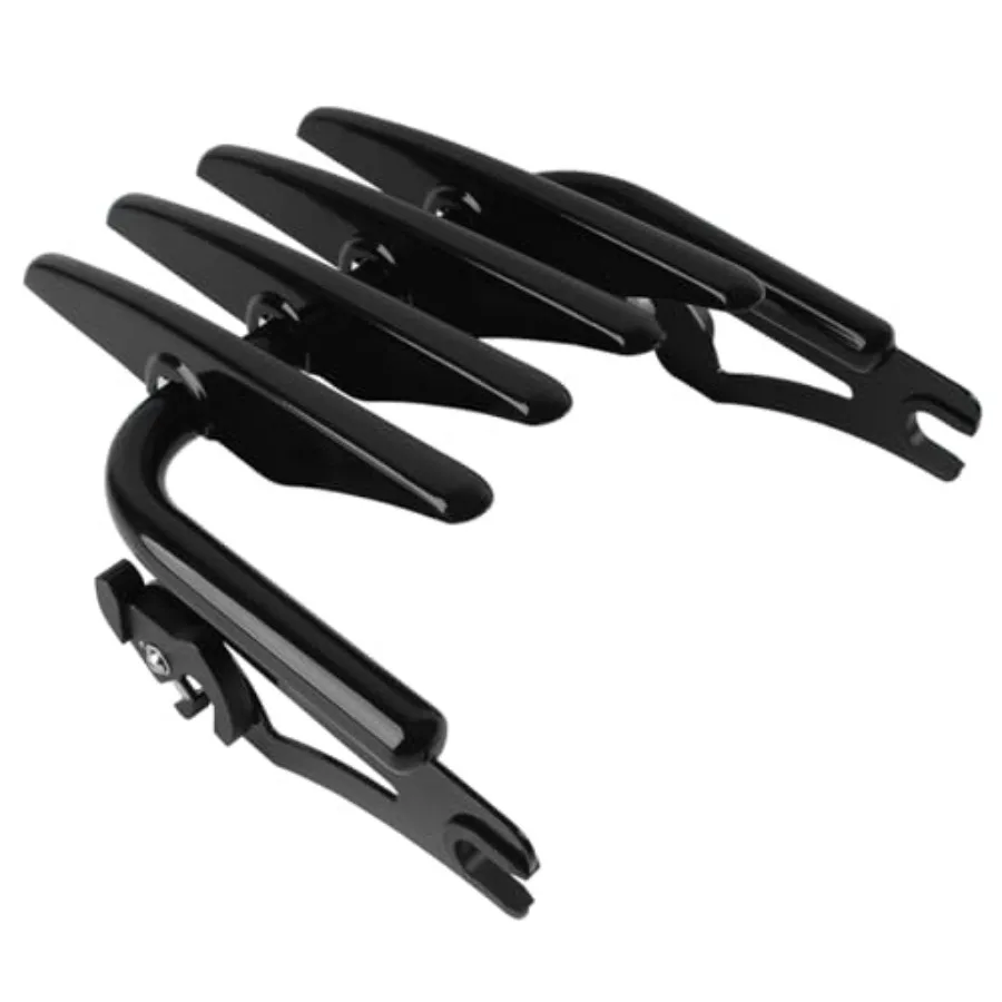 

Stealth Luggage Rack Detachable Two-Up Mounting Luggage Rack for Harley Touring Street Glide Road Glide Road King Electra Glide