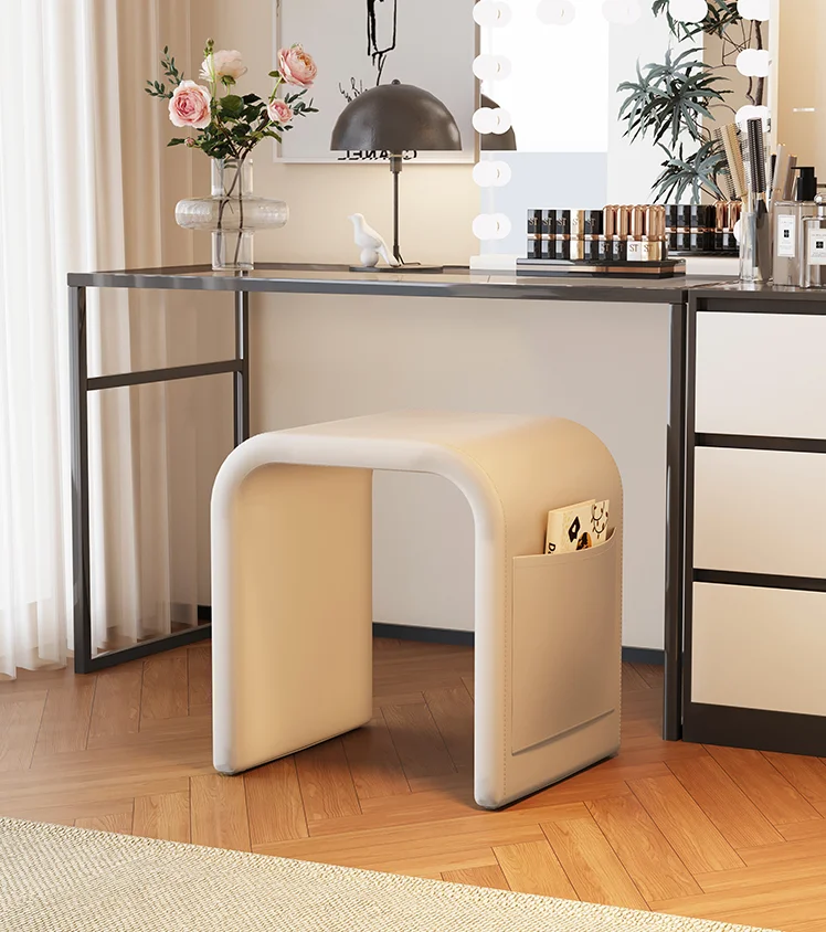

Minimalist Makeup Stool Light Luxury High-Grade Dressing Bench Girls' Modern Minimalist Bedroom Makeup