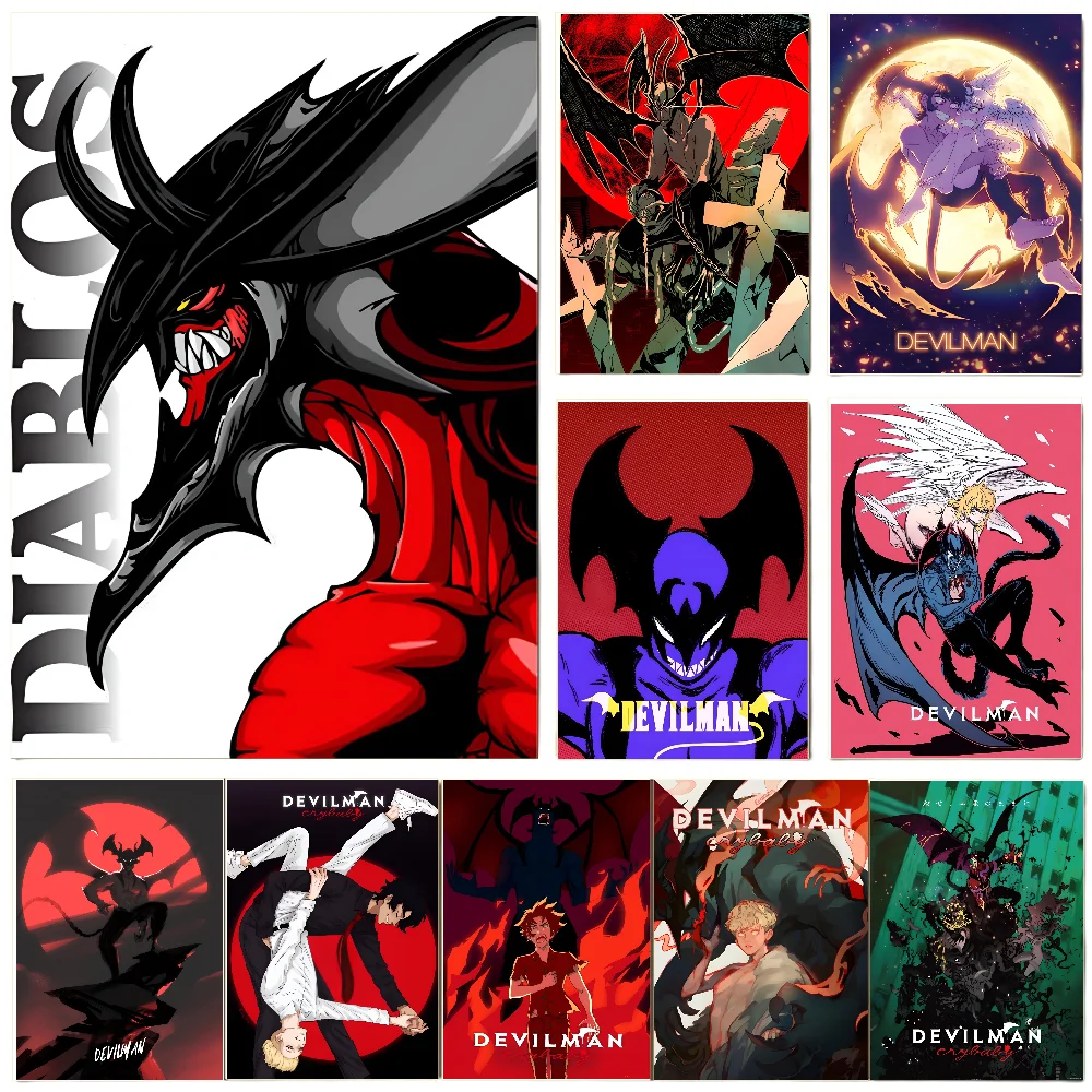 Devilman Crybaby Poster Poster Paper Print Home Living Room Bedroom Entrance Bar Restaurant Cafe Art Painting Decoration