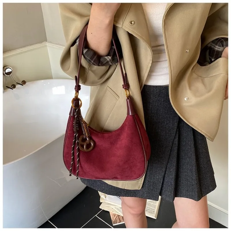 

Premium Retro Vintage Leather Lady Bag Timeless Paris Crafted Simple Casual Tote Luxury Crossbody Hand Bag