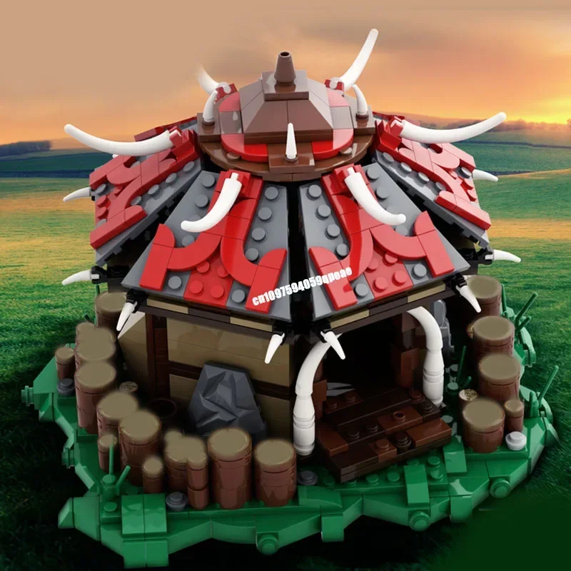 New 3677Pcs Famous Wow Game Series Moc Orc Home Street View Model Custom Puzzle Diy Creative Ideas Kid Toys Birthday Gifts