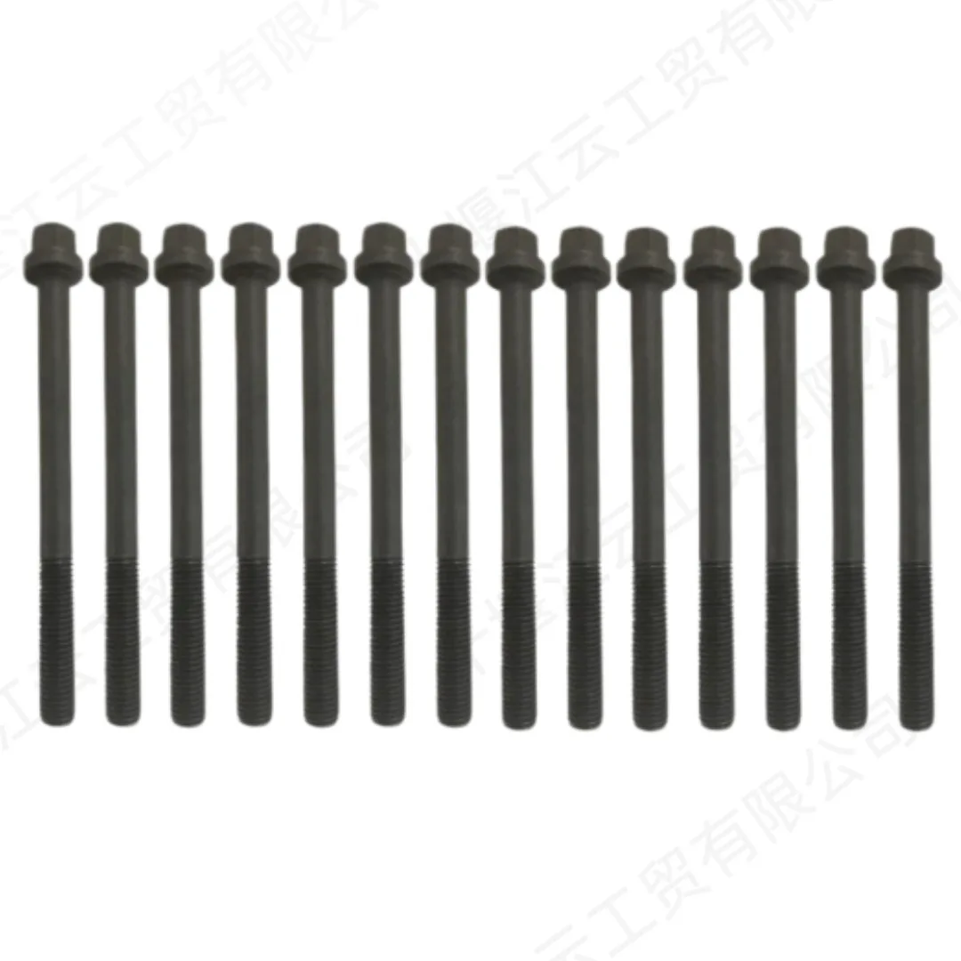 14PCS Applicable to Cummins 6C engine new spot main bearing cover bolt set 3916369
