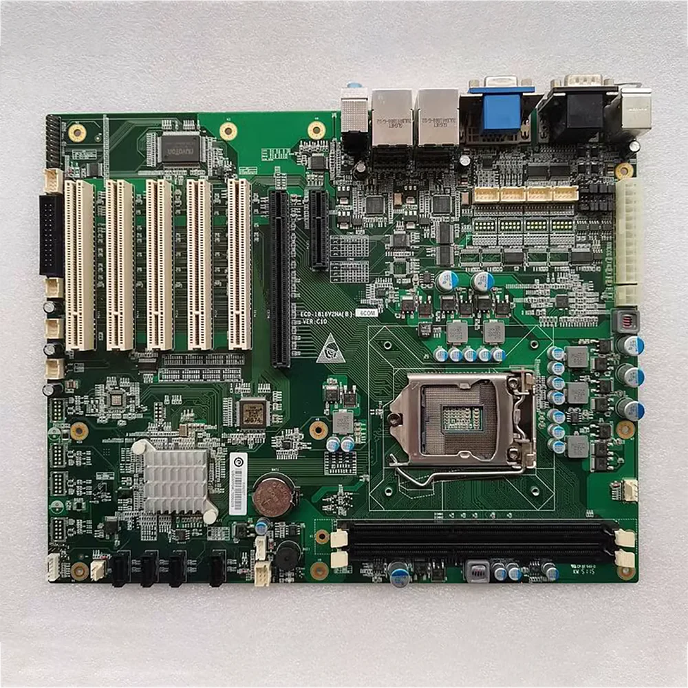 VER:C01 C10 اللوحة الأم الصناعية الأصلية ، 5 * PCI 1155 ، ECO-1816V2NA B-6COM (B)